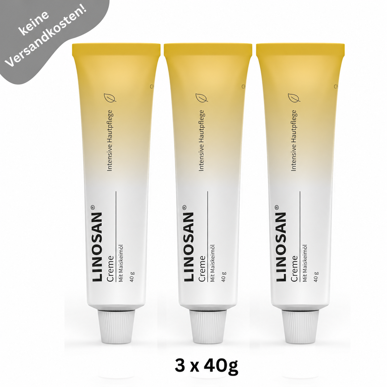 LINOSAN® Creme 3 x 40 g – intensive Pflege und Schutz