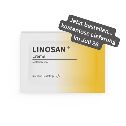 Ein kostenloses LINOSAN® Creme Muster-Sachet 3g  (1 Muster pro Person bestellbar)